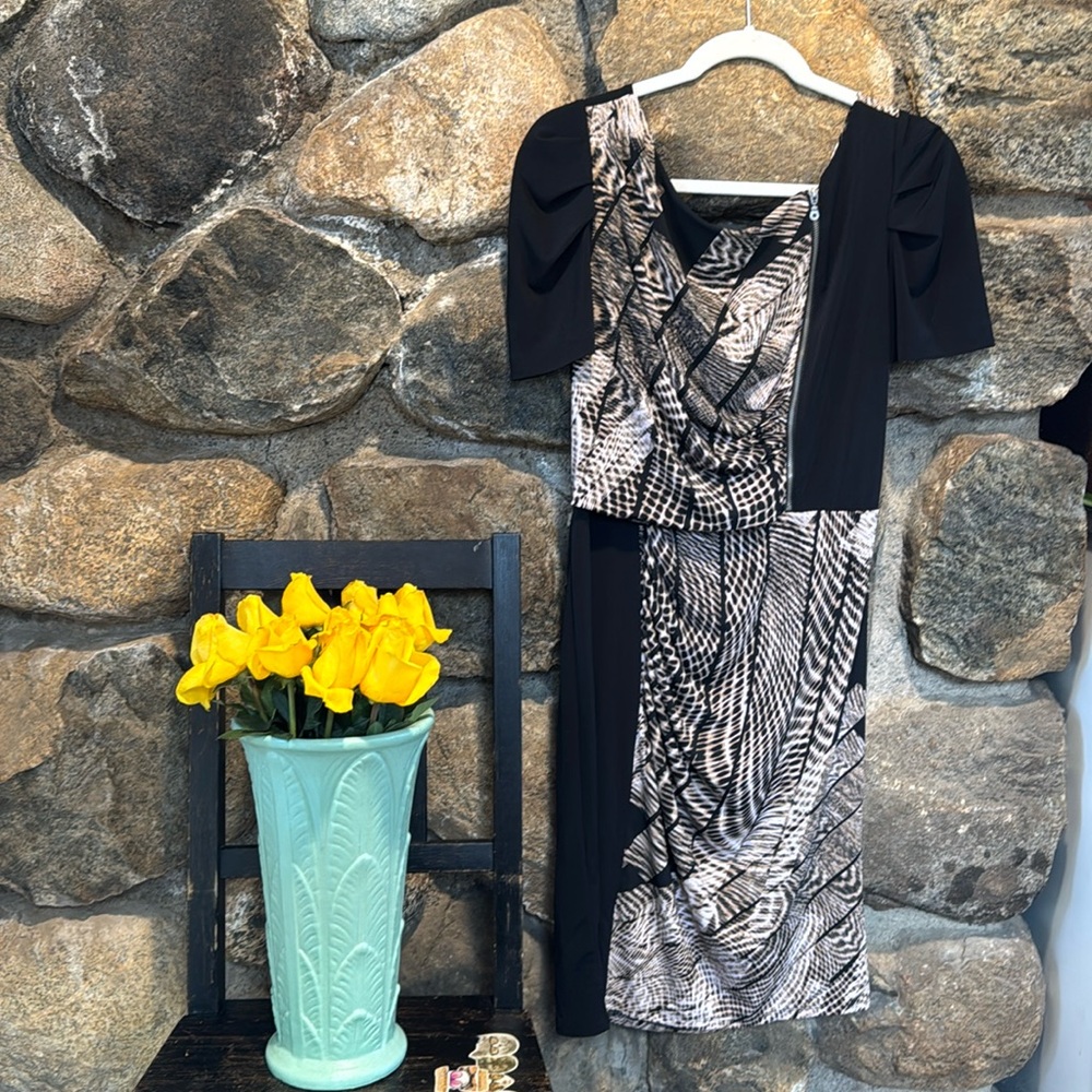 Max and Chloe animal print dress